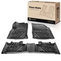 3 Pcs Front & Rear Black TPE textured Floor Mats Liners for 2017 Dodge Durango