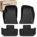 4 Pcs Front & Rear Black TPE textured Floor Mats Liners for 2016 Dodge Challenger