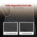 4 Pcs Front & Rear Black TPE textured Floor Mats Liners for 2016 Dodge Challenger