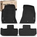 4 Pcs Front & Rear Black Floor Mats Liners for Dodge Challenger 2008-2010