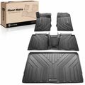 4 Pcs Front & Rear Black TPE textured Floor Mats Liners for 2021-2023 Ford Bronco