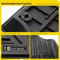 3 Pcs Front & Rear Black TPE textured Floor Mats Liners for 2019 Chevrolet Equinox