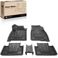 5 Pcs Front & Rear Black TPE textured Floor Mats Liners for 2020 Honda Accord