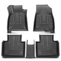 5 Pcs Front & Rear Black TPE textured Floor Mats Liners for 2020 Honda Accord