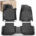 3 Pcs Front & Rear Black Floor Mats Liners for 2017 Hyundai Tucson