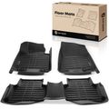 3 Pcs Front & Rear Black Floor Mats Liners for 2017 Hyundai Tucson