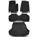 4 Pcs Front & Rear Floor Mats Liners for Hyundai Sonata 2015-2019 Kia Optima