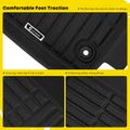 4 Pcs Front & Rear Floor Mats Liners for Hyundai Sonata 2015-2019 Kia Optima