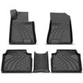 3 Pcs Front & Rear Black TPE textured Floor Mats Liners for Hyundai Sonata 2020-2021 Kia K5