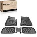 3 Pcs Front & Rear Black TPE textured Floor Mats Liners for 2020 Hyundai Sonata