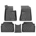 3 Pcs Front & Rear Black TPE textured Floor Mats Liners for 2020 Hyundai Sonata