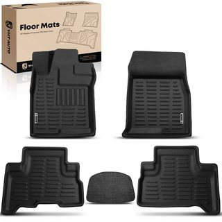 5 Pcs Front & Rear Black Floor Mats Liners for Toyota FJ Cruiser 07-14 Sport Utility