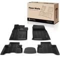 5 Pcs Front & Rear Black Floor Mats Liners for 2009 Toyota FJ Cruiser