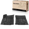 2 Pcs Front Black Floor Mats Liners for Toyota Tacoma 2016-2023