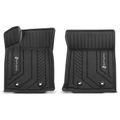 2 Pcs Front Black Floor Mats Liners for Toyota Tacoma 2016-2023