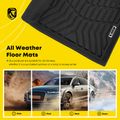 4 Pcs Front & Rear Black Floor Mats Liners for Toyota Corolla 2014-2019