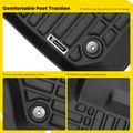 3 Pcs Front & Rear Black Floor Mats Liners for 2017 Volvo XC60