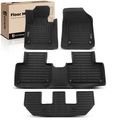 4 Pcs Front & Rear Black Floor Mats Liners for 2021 Volvo XC90