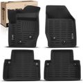 4 Pcs Front & Rear Black Floor Mats Liners for Volvo XC90 2003-2014