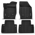 4 Pcs Front & Rear Black Floor Mats Liners for Volvo XC90 2003-2014