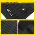 4 Pcs Front & Rear Black Floor Mats Liners for Volvo XC90 2003-2014