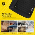 4 Pcs Front & Rear Black Floor Mats Liners for Volvo XC90 2016-2024 with Trunk Mat