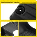 4 Pcs Front & Rear Black Floor Mats Liners for 2023 Volvo XC90