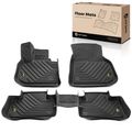 3 Pcs Front & Rear Black TPE textured Floor Mats Liners for BMW X3 2018-2022 X4 2019-2021 SUV