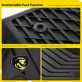 3 Pcs Front & Rear Black TPE textured Floor Mats Liners for BMW X3 2018-2022 X4 2019-2021 SUV