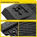 2 Pcs Front Black TPE textured Floor Mats Liners for 2011 Ram 1500