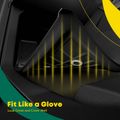 3 Pcs Front & Rear Black TPE textured Floor Mats Liners for Honda Civic 2016-2022