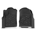 2 Pcs Front Black TPE textured Floor Mats Liners for 2017 Jeep Grand Cherokee