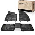 3 Pcs Front & Rear Black Floor Mats Liners for 2021 Lexus ES350