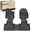 3 Pcs Front & Rear Black TPE textured Floor Mats Liners for Toyota RAV4 2019-2023 Sport Utility