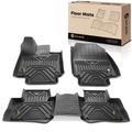 3 Pcs Front & Rear Black TPE textured Floor Mats Liners for Toyota RAV4 2019-2023 Sport Utility