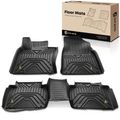 3 Pcs Front & Rear Black TPE textured Floor Mats Liners for Toyota Avalon 2019-2023