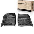 2 Pcs Front Black TPE textured Floor Mats Liners for Toyota Tundra 2012-2021