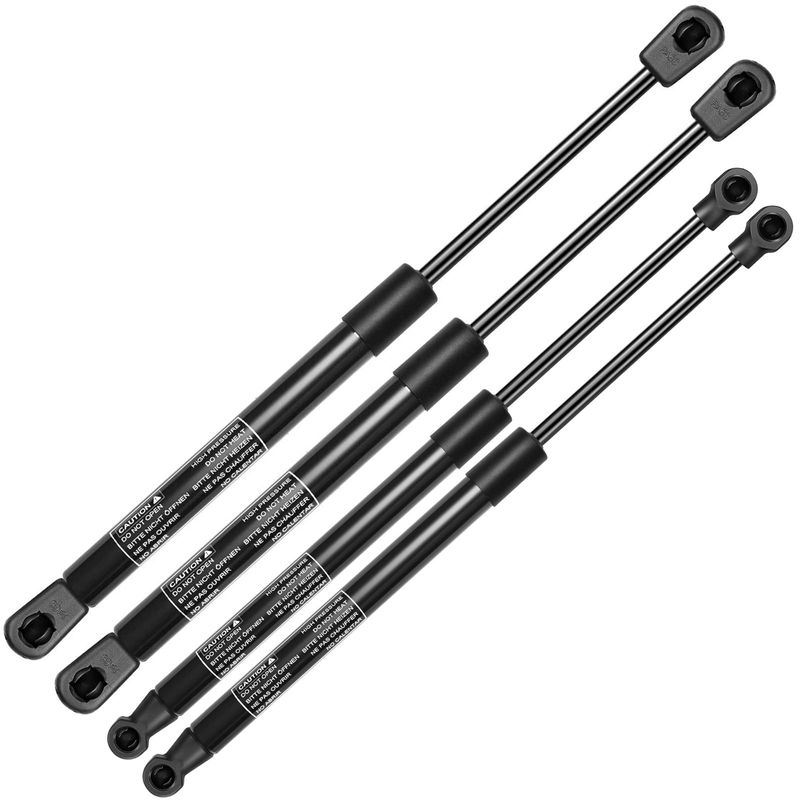 4 Pcs Front Hood & Rear Tailgate Lift Supports Shock Struts for ...