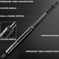 2 Pcs Universal Lift Supports Gas Struts Extended Length 30.63in. 70lbs