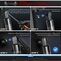 Install A-Premium 2000 Jeep Grand Cherokee Lift support in 4 steps