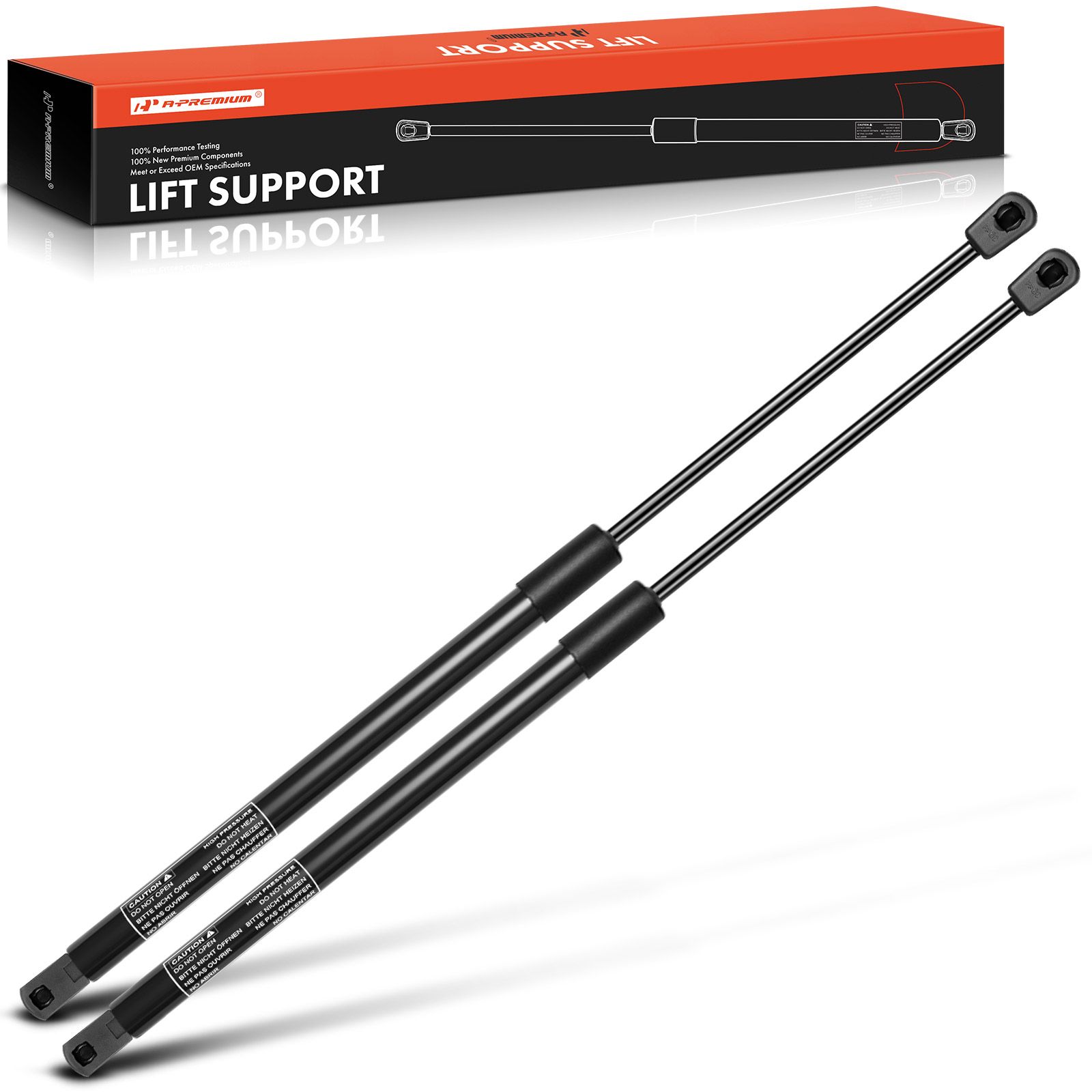 2 Pcs Front Hood Lift Supports Shock Struts for Lincoln Navigator 1998-2002