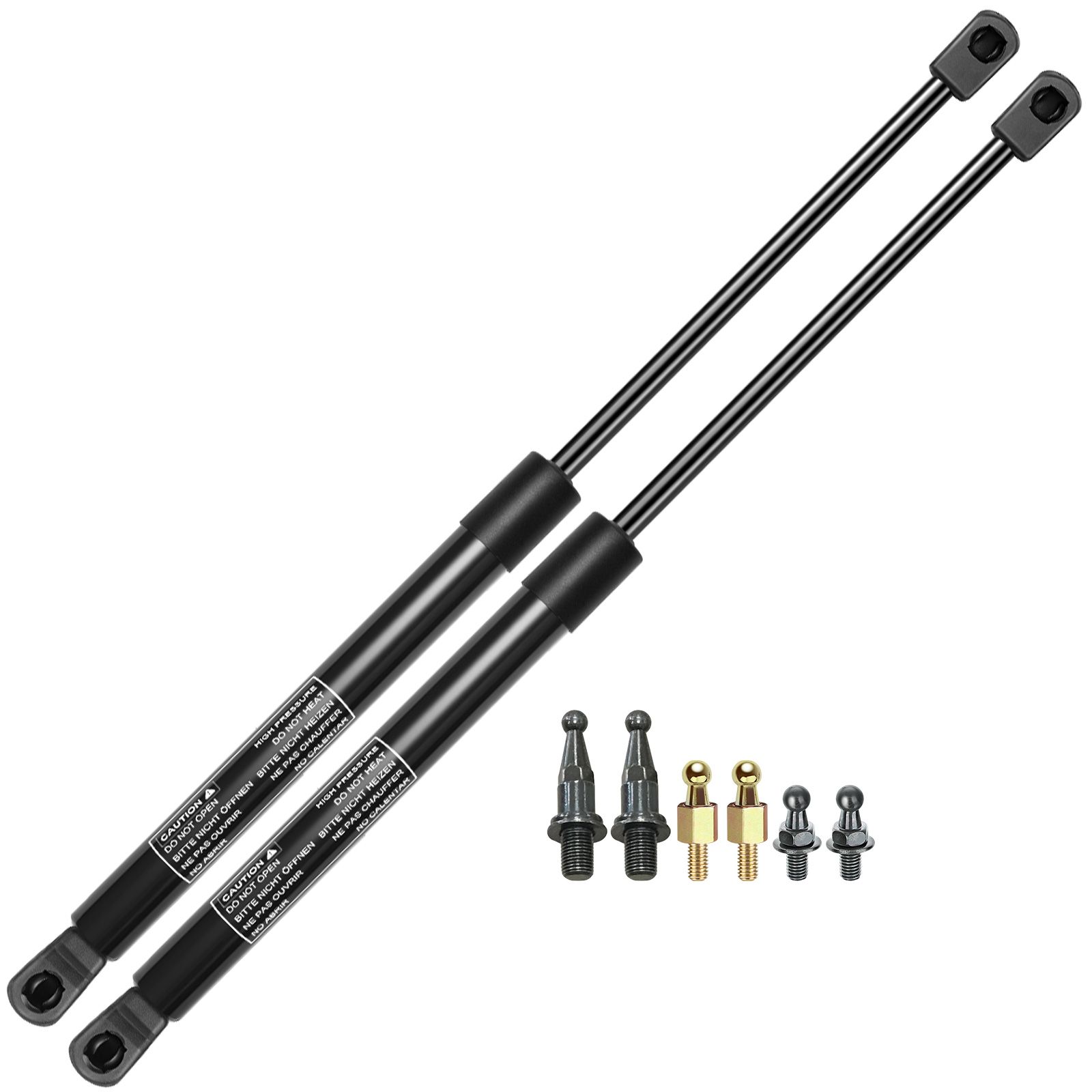 2 Pcs Front Hood Lift Supports Shock Struts for Lexus LS400 1990-1994 Sedan with Stud