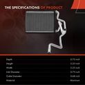 HVAC Heater Core for Acura TSX 2004-2008 Honda Accord 2003-2007 L4 2.4L V6 3.0L