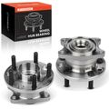 2 Pcs Rear Wheel Bearing & Hub Assembly for 2010 Volvo S40