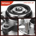 2 Pcs Rear Wheel Bearing & Hub Assembly for Honda Civic 2012 DX LX 1.8L
