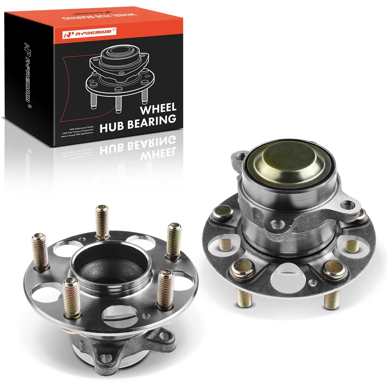 Bode-man Pair Rear Wheel Bearing & Hub Assembly For 2012-2015 Honda Civic Si, EX, EX-L, HFP - NT512450 - View #7