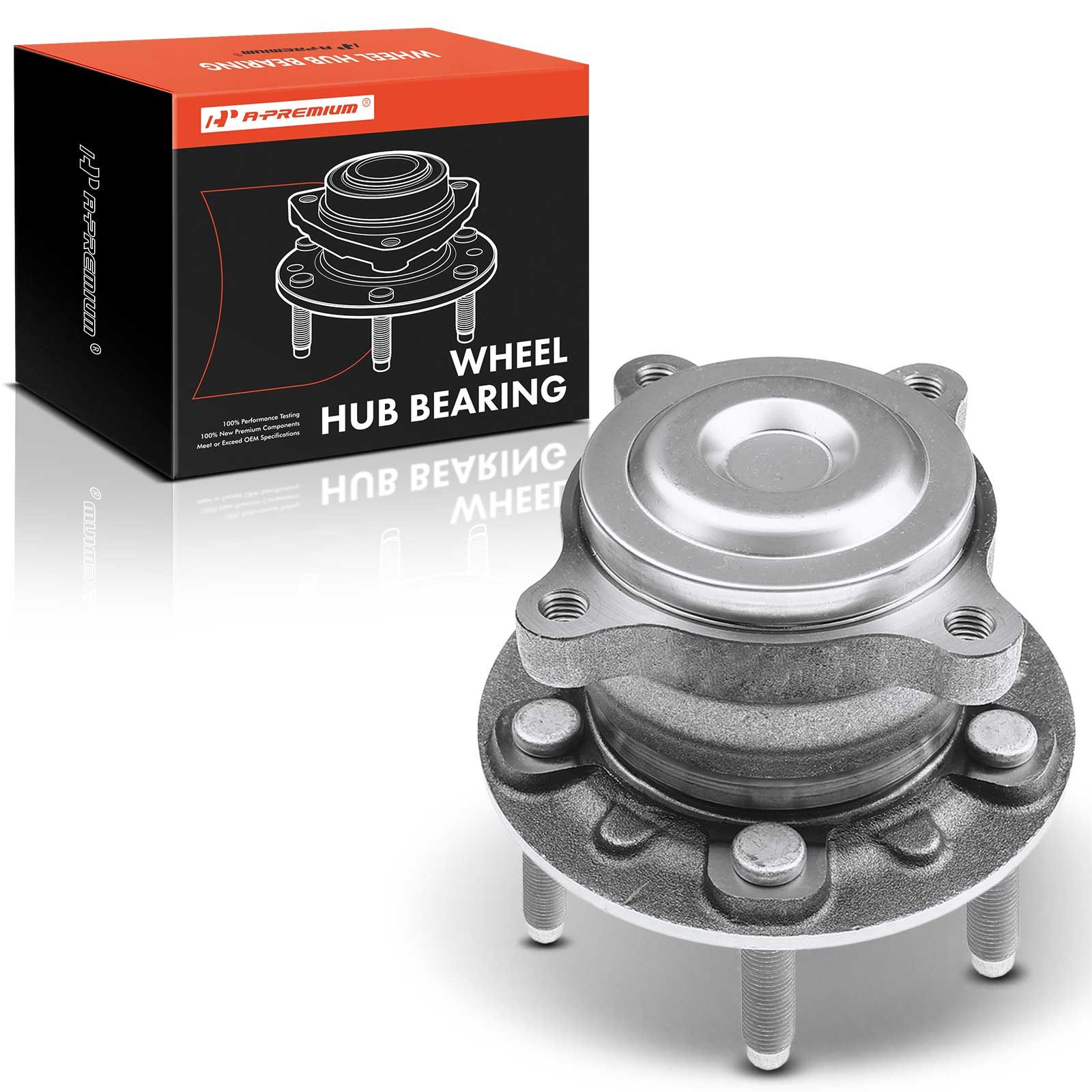 Detroit Axle Rear Wheel Bearing & Hub Assembly – Fits 2000-2006 Hyundai Accent, 4-Stud, Rust Protected