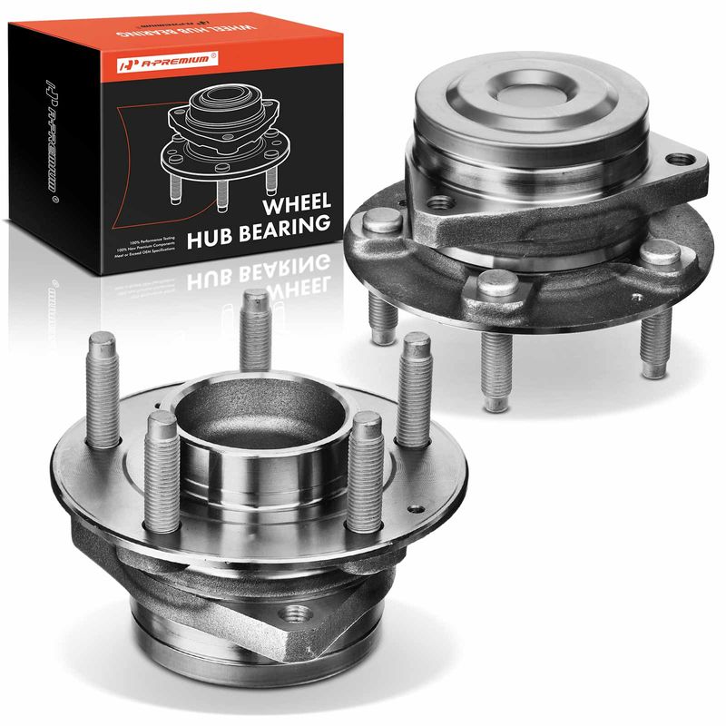 2 Pcs Wheel Bearing & Hub Assembly for 2021 Cadillac CT4