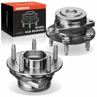 2 Pcs Rear Wheel Bearing & Hub Assembly for Chevy Malibu 16-21 Buick Envision