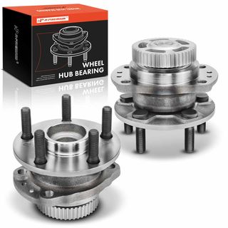 2 Pcs Rear Wheel Hub Bearing Assembly with ABS Sensor for Chrysler Town & Country